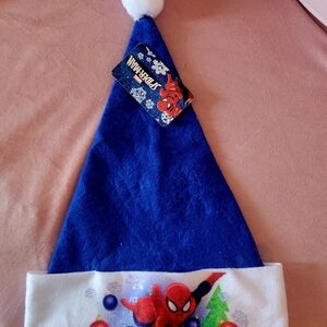 Marvel Spider-Man Blue Holiday Hat